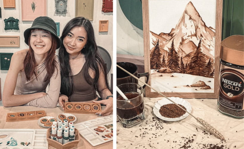 2-Hr Coffee and Biscuit Painting - Edible Paint - Who will get the most from this activity
