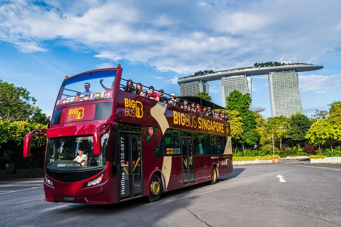 Big Bus Singapore Hop-On Hop-Off Tour - City Hall, Raffles Hotel, and the civic center