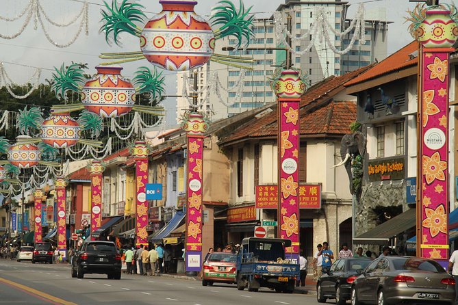 City Tour+Gardens by the Bay(FlowerDome&JurassicWorld) Transfers - Chinatown and Thian Hock Keng Temple