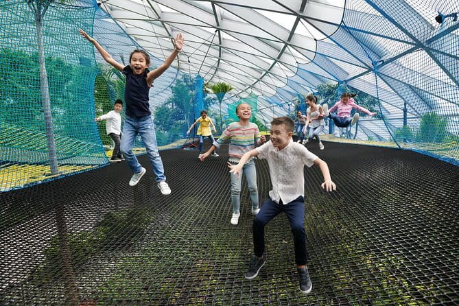 Jewel Changi Airport Canopy Park Tickets - Reaching the top of Jewel Changi