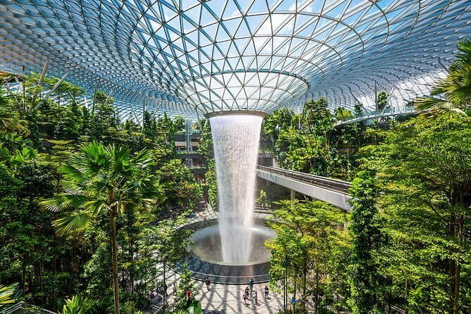 Jewel Changi Airport Canopy Park Tickets - Topiary Walk: playful art above the waterfall
