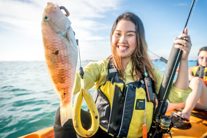 Kayak Fishing in Singapore, Sentosa, East Coast: Day, Sunset & Night Adventures - Pedal-powered kayaking and fishing technique