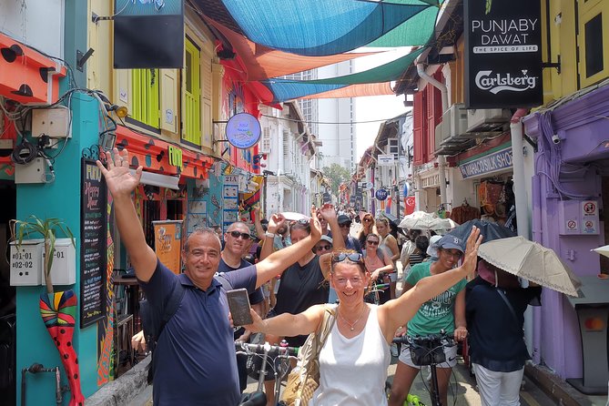 Lion City Bike Tour of Singapore - Merlion Park and the Colonial District