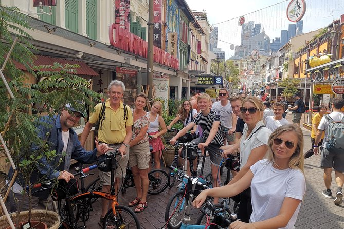 Lion City Bike Tour of Singapore - Chinatown: an early Chinese enclave with a useful drink break