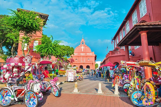 Malacca Historical Private Full Day Tour from Singapore - The Melaka Straits Mosque on a man-made island