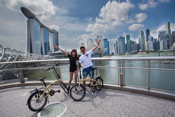 Past And Present Singapore Bike Tour - Marina Bay Sands and Singapore’s new skyline