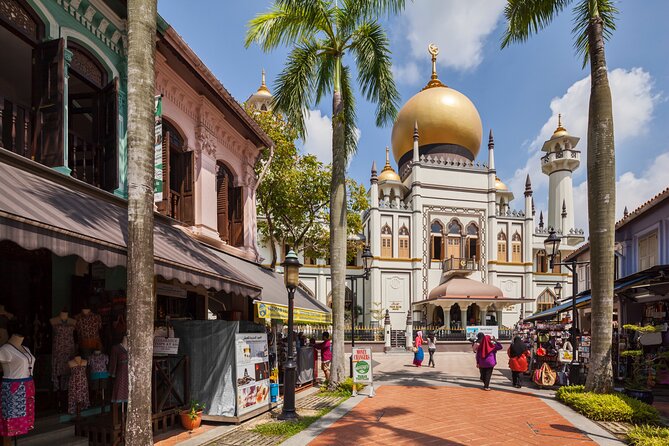 Private Singapore Chinatown, Little India and Temples Guided Tour - Kampong Glam and the golden dome of Sultan Mosque