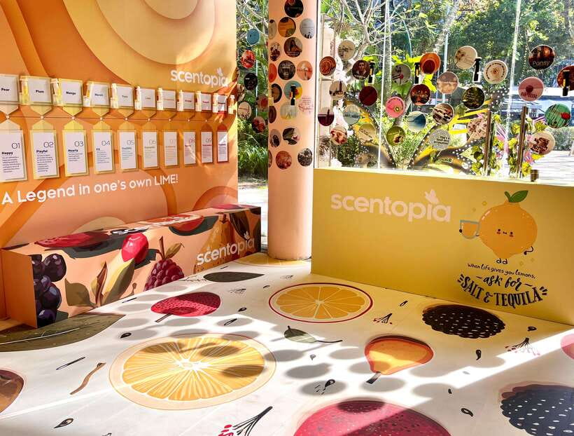 Scentopia - 100ml Scent crafting with Rainforest orchids - Five rooms and 120 smells to compare