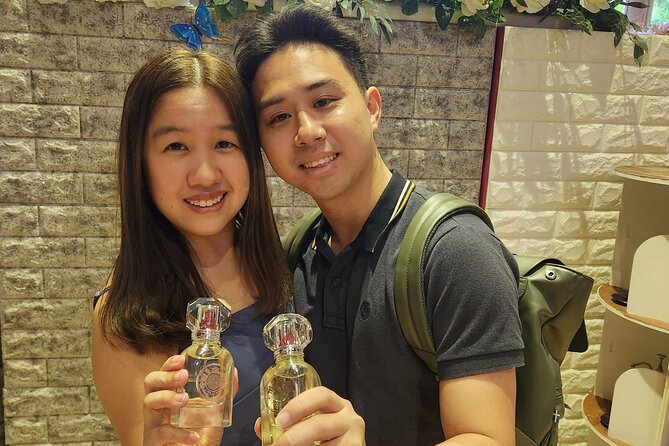 Scentopia Orchid Perfume Making (100ml) at Sentosa, Singapore - What the $65.26 price gets you