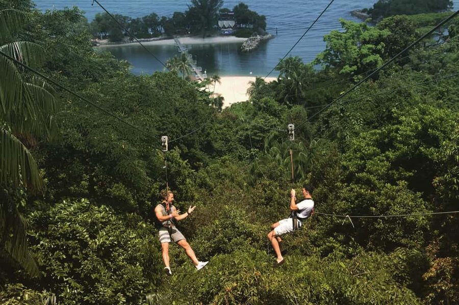 Sentosa Island: Ticket to Mega Adventure Park - MegaBounce is the most playful option