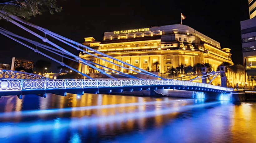 Signature Night Tour: Walk Through Marina with Food Tastings - From Telok Ayer to Singapore after sunset