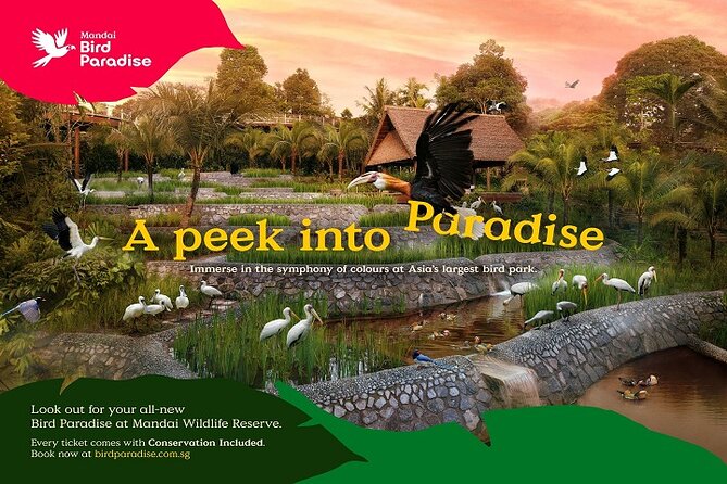 Singapore: Bird Paradise Entry Ticket - Planning your route across 50 acres