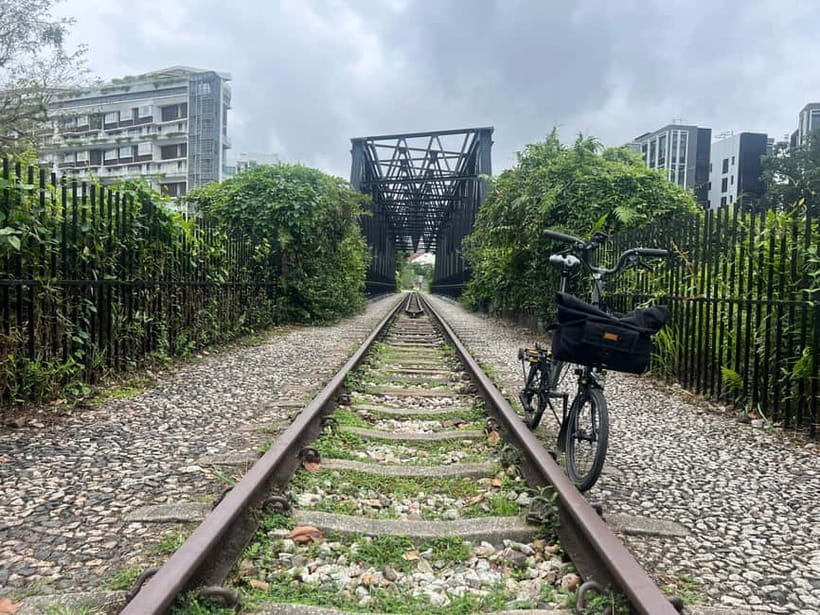 Singapore Brompton Bike Tour from Rail Corridor, with food! - What the four-hour pace feels like