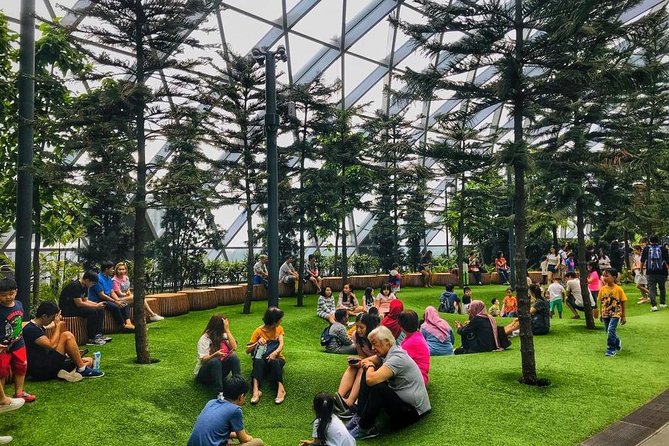 Singapore Changi Jewel Highlights Walking Tour - The engineering story behind the glass dome