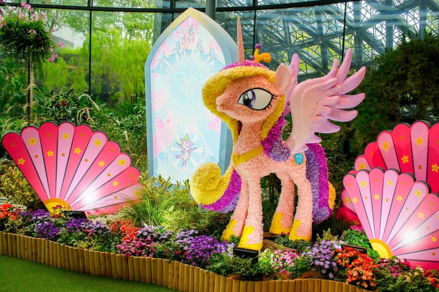 Singapore: Disney Garden of Wonder at Floral Fantasy - Seasonal flowers add another reason to go