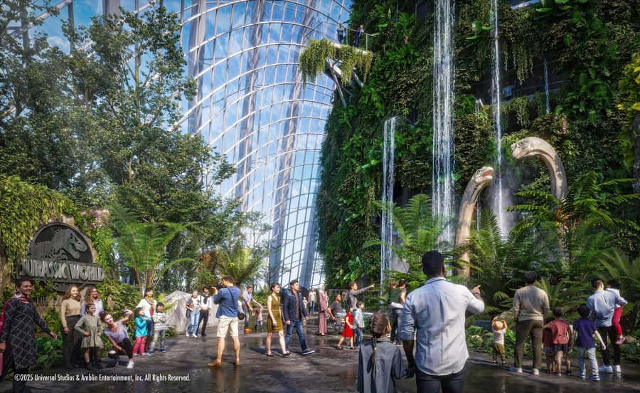 Singapore: Disney Garden of Wonder at Floral Fantasy - Entering Floral Fantasy at Gardens by the Bay