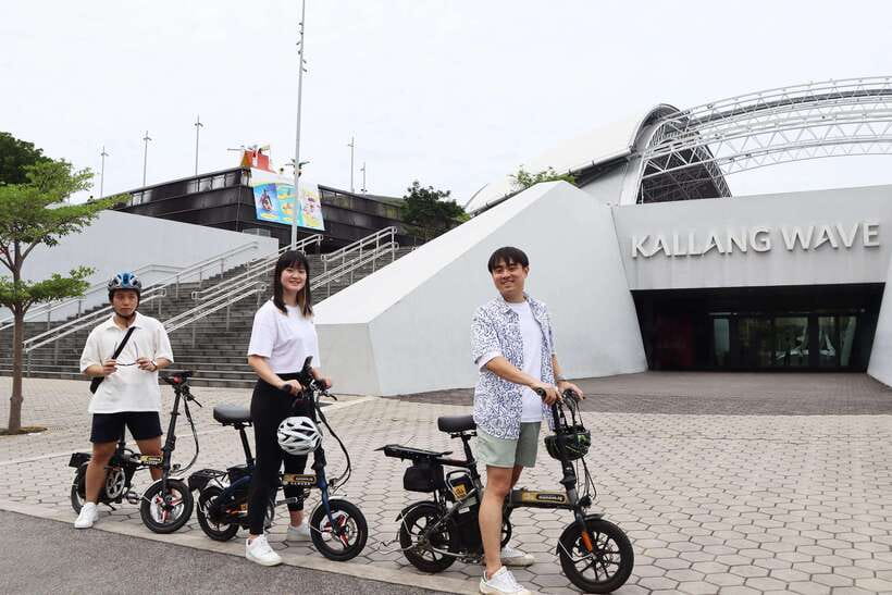 Singapore: Electric Bicycle Experience (Rental and Tour) - National Stadium and the Kallang River
