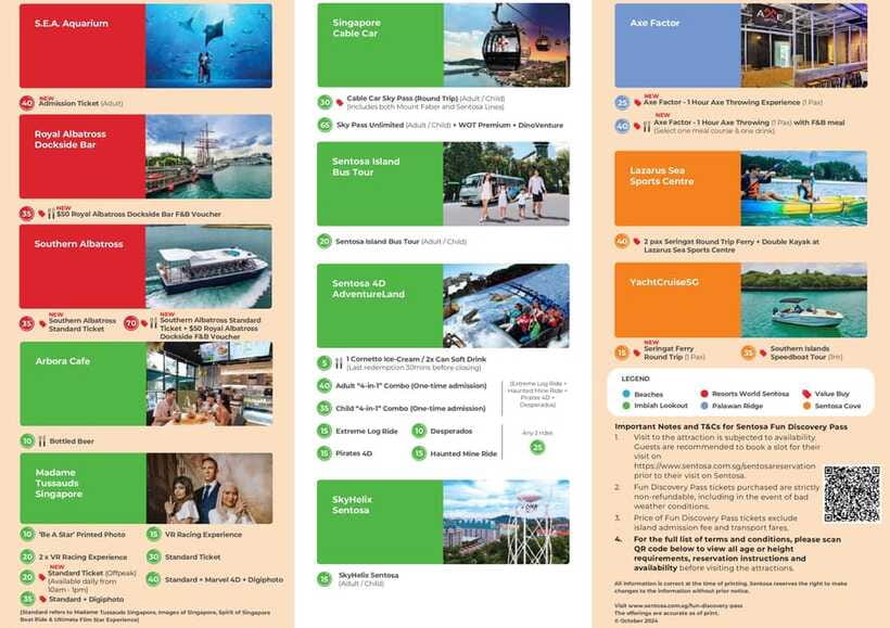 Singapore: Fun Discovery Pass Sentosa - What to know about Ola Beach Club and Wings of Time