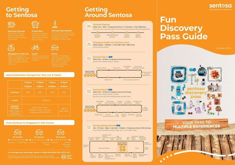Singapore: Fun Discovery Pass Sentosa - Accessibility and restrictions