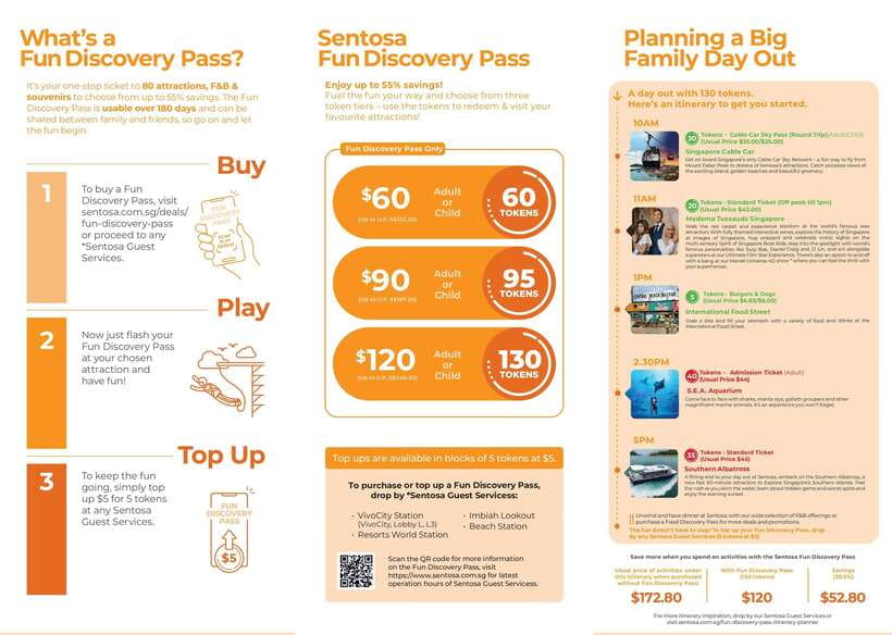 Singapore: Fun Discovery Pass Sentosa - Building a day around Sentosa attractions