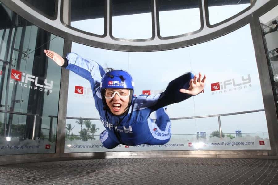 Singapore: I-Fly Indoor E-Ticket for 2 Skydives - Two flights in the 56.5-foot chamber