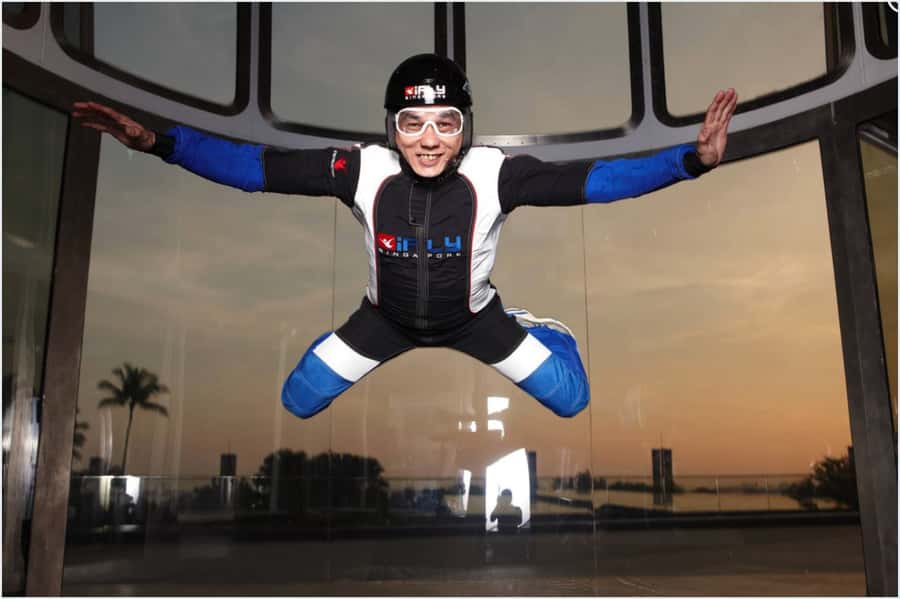 Singapore: I-Fly Indoor E-Ticket for 2 Skydives - Health rules and clothing limits
