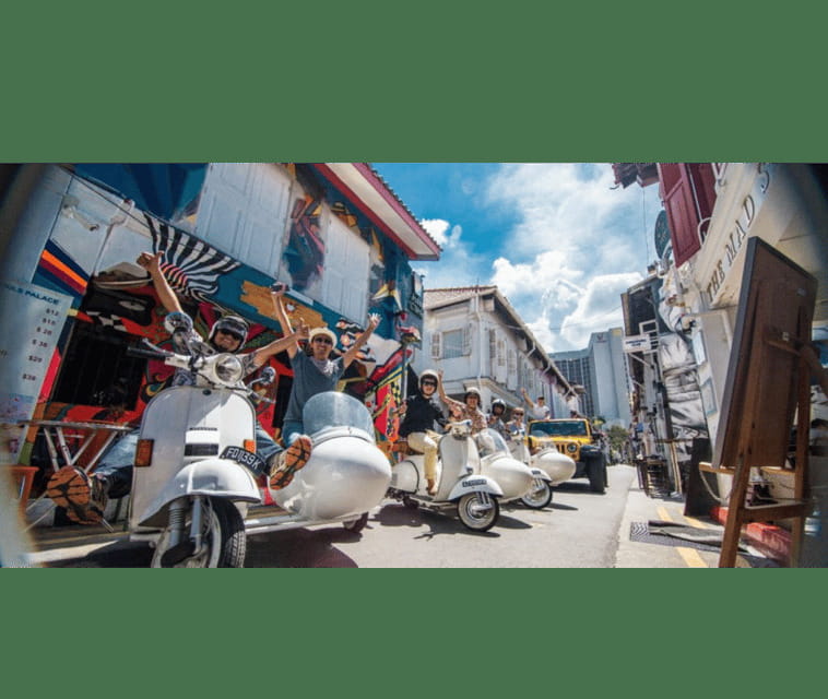 Singapore: Kampong Glam & Civic District Vespa Sidecar Ride - Starting beside the Esplanade