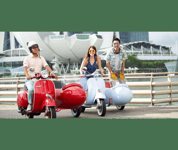 Singapore: Kampong Glam & Civic District Vespa Sidecar Ride - What the longer tours add