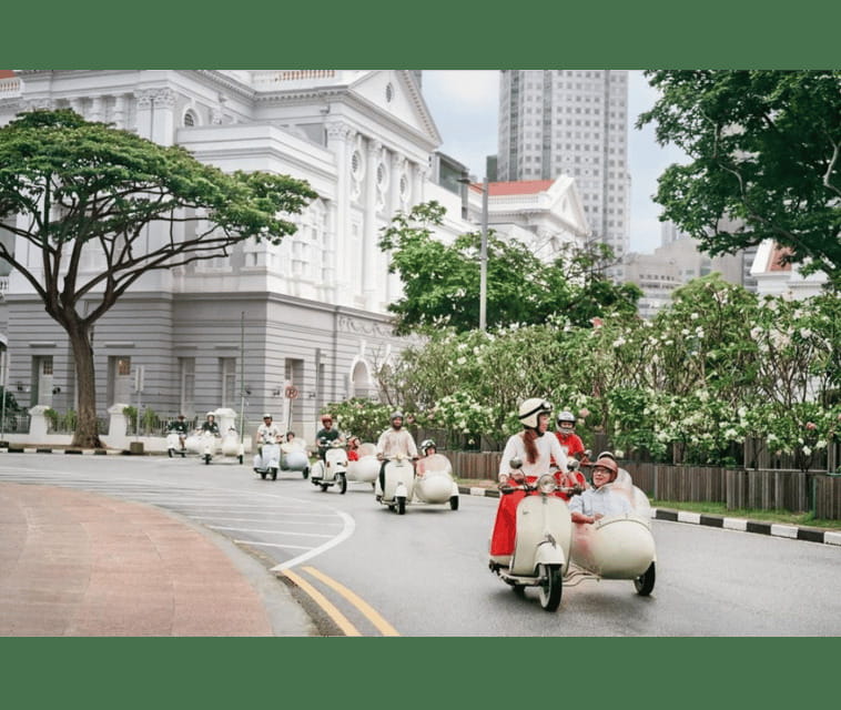 Singapore: Kampong Glam & Civic District Vespa Sidecar Ride - The guide can make or break the value