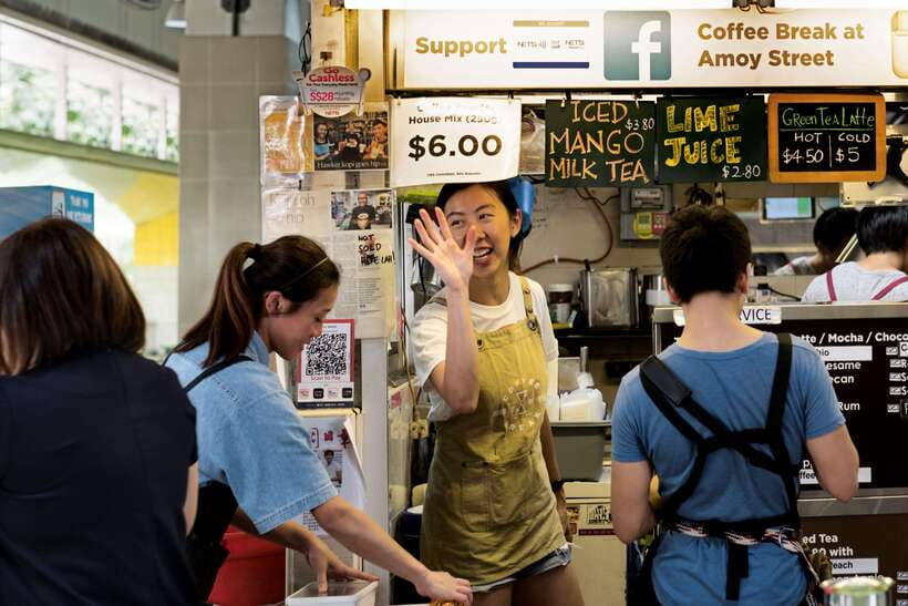 Singapore: Lau Pa Sat Night Street Food with Marina Bay Walk - Amoy Street Food Centre and the meaning of hawker culture