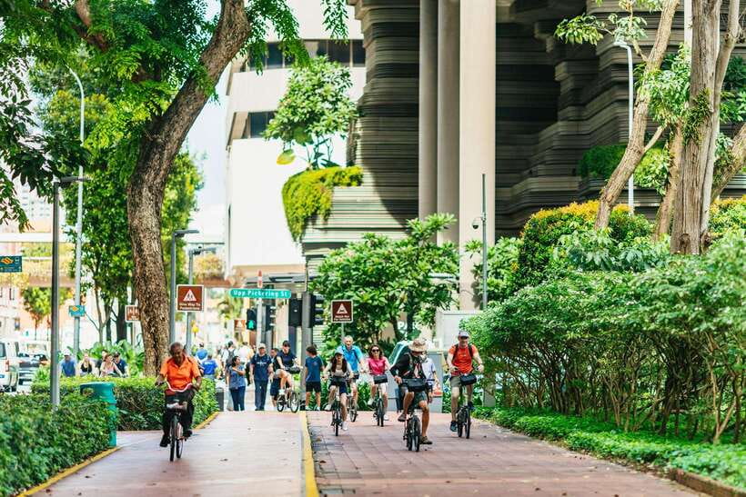 Singapore: Lion City Highlights Bike Tour - Merlion Park and the photo stop