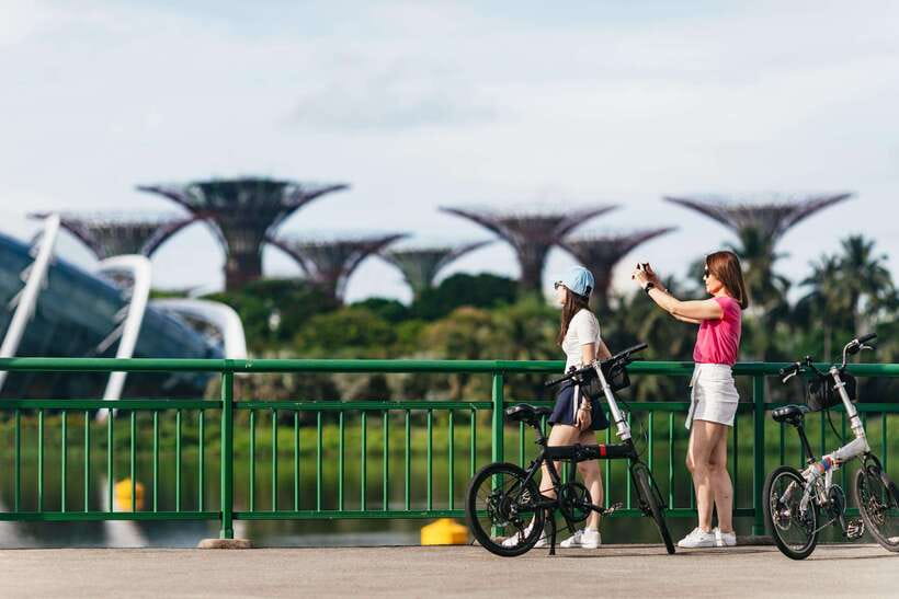 Singapore: Lion City Highlights Bike Tour - Lau Pa Sat, Telok Ayer Market, and local food