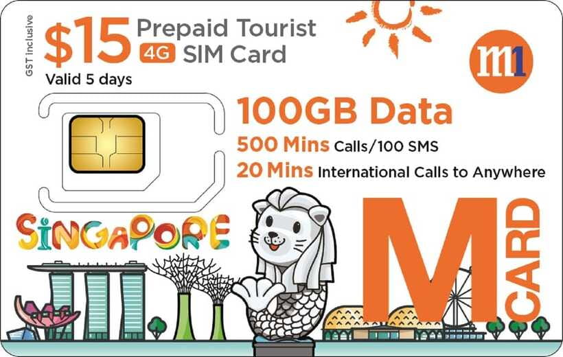 Singapore: M1 Tourist SIM Simcard - What the 100GB package means in daily use