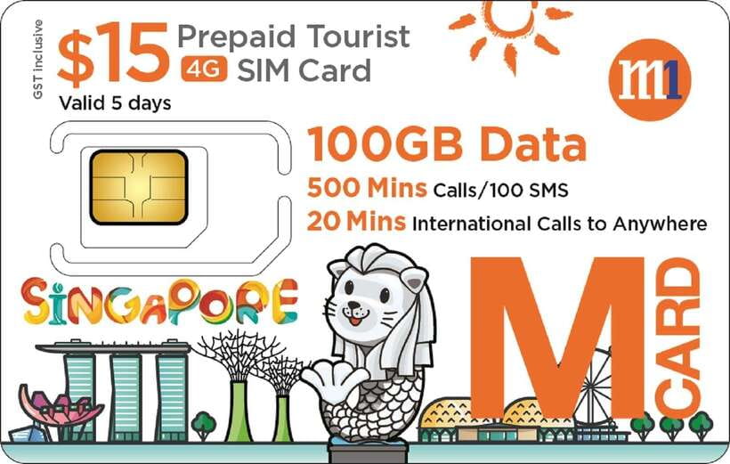 Singapore: M1 Tourist SIM Simcard - Choosing the right Changi collection counter