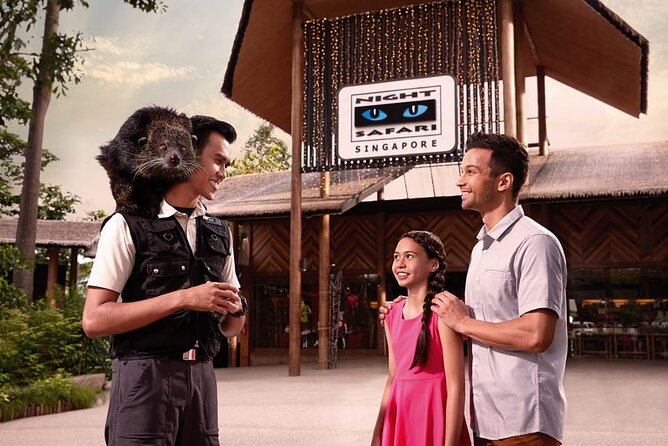 Singapore Night Safari Ticket Experience - Leopard Trail, with glass views and Australian wildlife