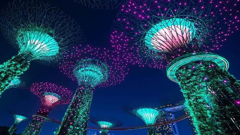 Singapore: Private Nighttime Sightseeing with River Cruise - Marina Bay Sands SkyPark after sunset