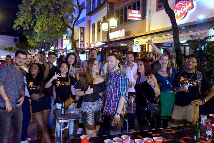 Singapore Pub Crawl - Party like a Local - Walking Singapore’s riverfront nightlife