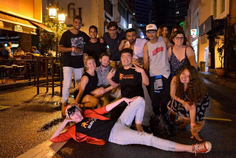 Singapore Pub Crawl - Party like a Local - The hosts make or break the evening