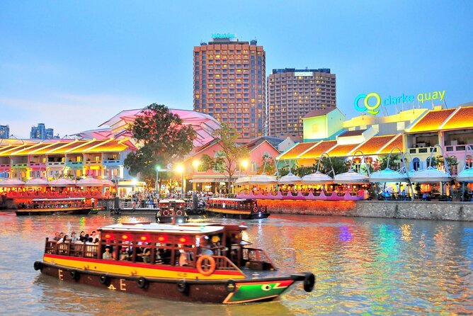 Singapore River Cruise E-Ticket - Marina Bay Sands and the modern city
