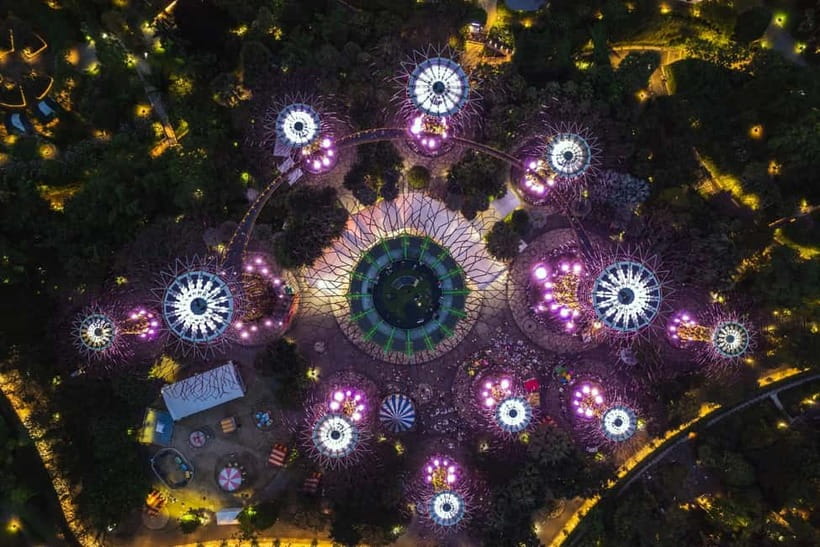 Singapore River Cruise, Garden Rhapsody & Spectra by CYT - Gardens by the Bay and the Supertree Grove