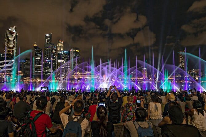 Singapore River Cruise, Light Shows and Twilight Tour - Spectra at Marina Bay Sands