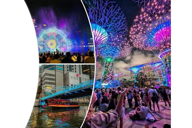 Singapore River Cruise, Light Shows and Twilight Tour - What the guide and transport add