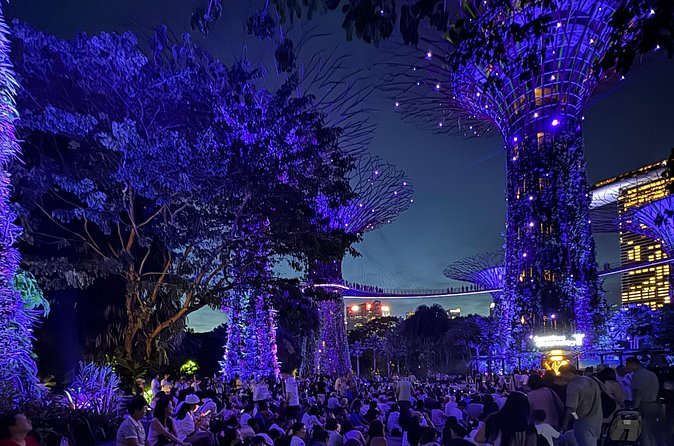 Singapore River Cruise, Night Garden Rhapsody and Spectra Tour - Marina Bay and Spectra finish the route
