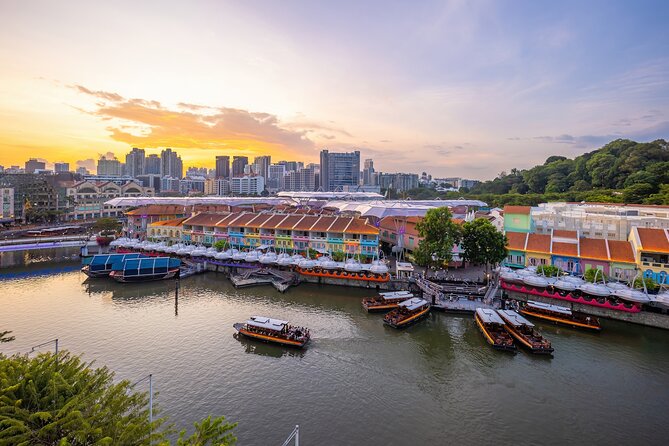 Singapore River Cruise, Night Garden Rhapsody & Spectra by CYT - Clarke Quay adds a quick look at the riverfront