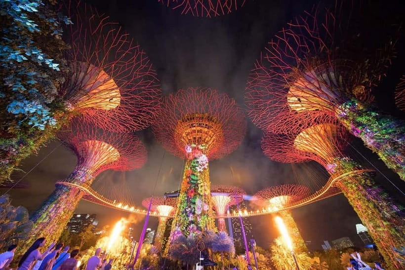 Singapore River Cruise, Spectra & Garden Rhapsody Light Show - Walking, weather, and comfort