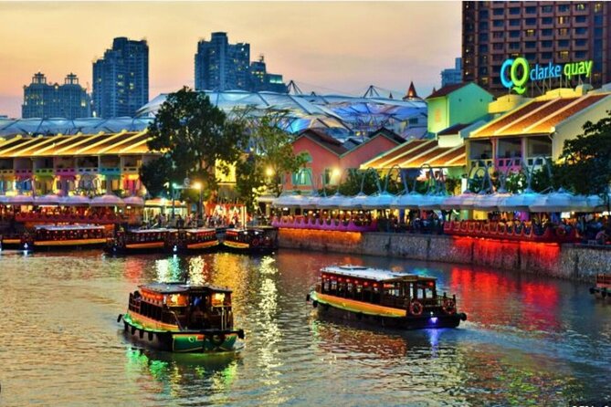 Singapore River Cruise with Spectra & Garden Rhapsody Light Show - Lau Pa Sat gives you a useful evening choice