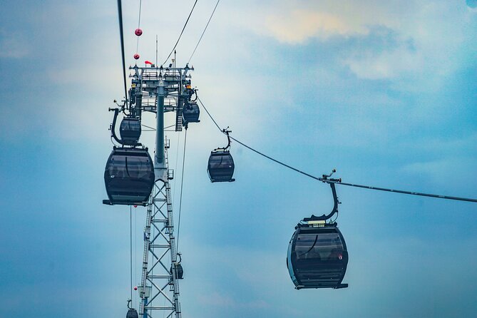 Singapore Sentosa Cable Car Sky Pass E-Tickets - Views over the harbor, city, and Sentosa