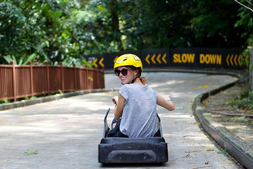 Singapore: Skyline Luge Sentosa Tickets - Choosing between the 688-meter Dragon Trail and 628-meter Jungle Trail