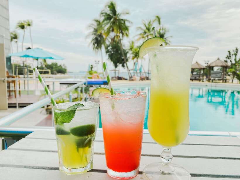 Singapore: Skypark Sentosa by AJ Hackett - The Skypark setup above Siloso Beach