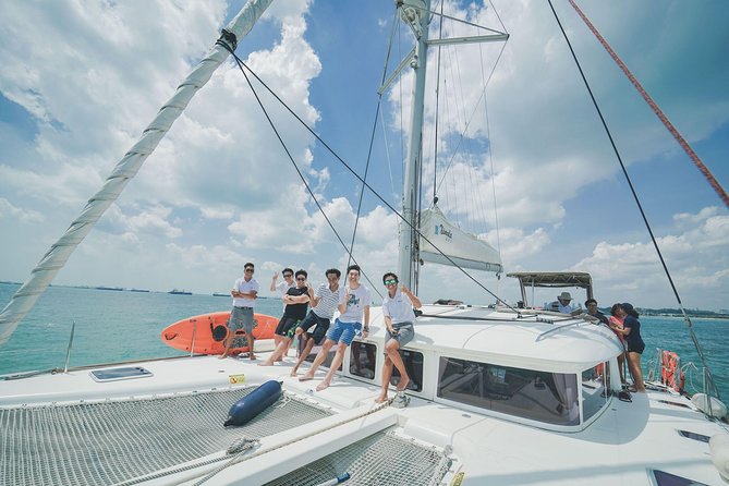 Singapore Sunset and Moring Cruise On A Luxury Catamaran - From Sentosa Cove to the Southern Islands